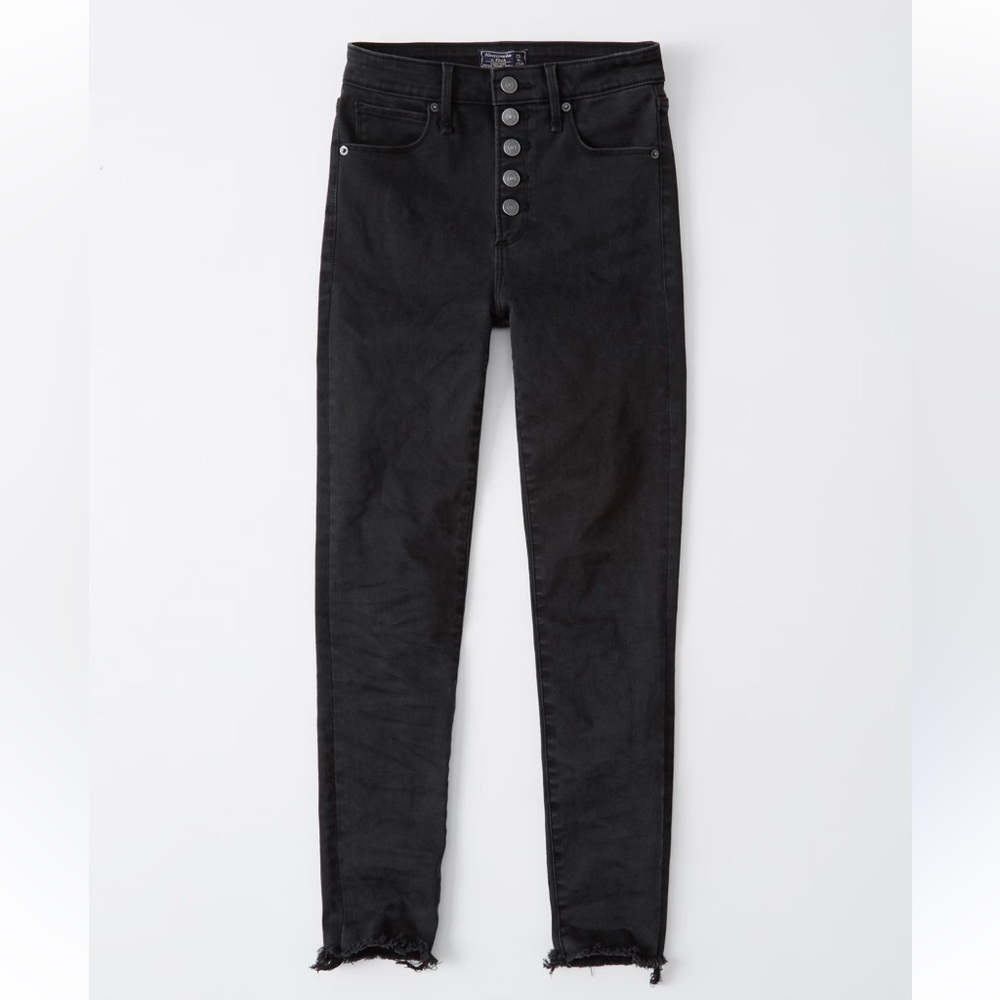 Abercrombie & Fitch High Rise Super Skinny Ankle Jeans